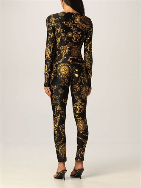 versace jumpsuit damen|versace swag outfit for women.